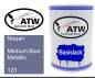 Preview: Nissan, Medium Blue Metallic, 123: 500ml Lackdose, von ATW Autoteile West.